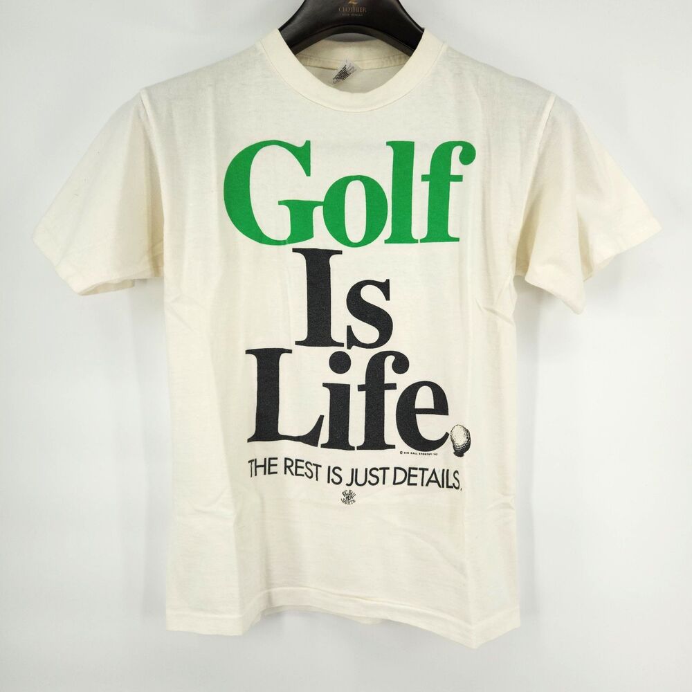 Vintage Big Ball Sports Graphic Tshirt Golf is Life Men Size Large 1992